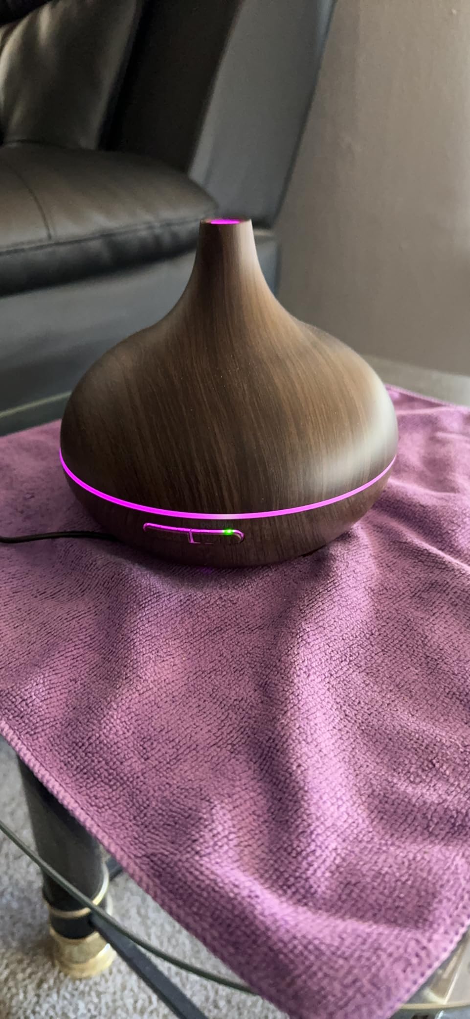 Meross Smart WiFi Essential Oil Diffuser Works with Apple HomeKit & Alexa, Ultrasonic Aromatherapy Diffuser & Mist Humidifier with Voice & APP Remote Control customer photo 1