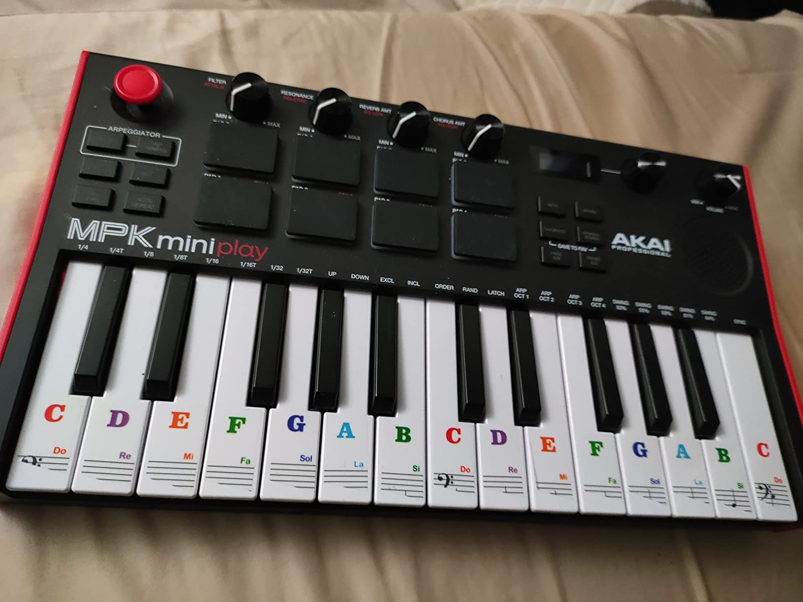 Akai Professional MPK Mini Play MK3 - USB MIDI Keyboard Controller with Built-in Speaker and Sounds, MPC Pads, Software Suite customer photo 2