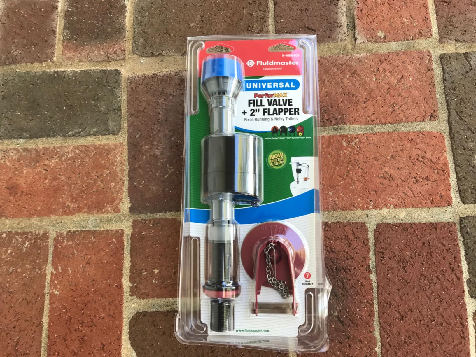 Fluidmaster K-400H-039 High Performance Toilet Fill Valve with 2-Inch Adjustable Toilet Flapper Kit customer photo 2
