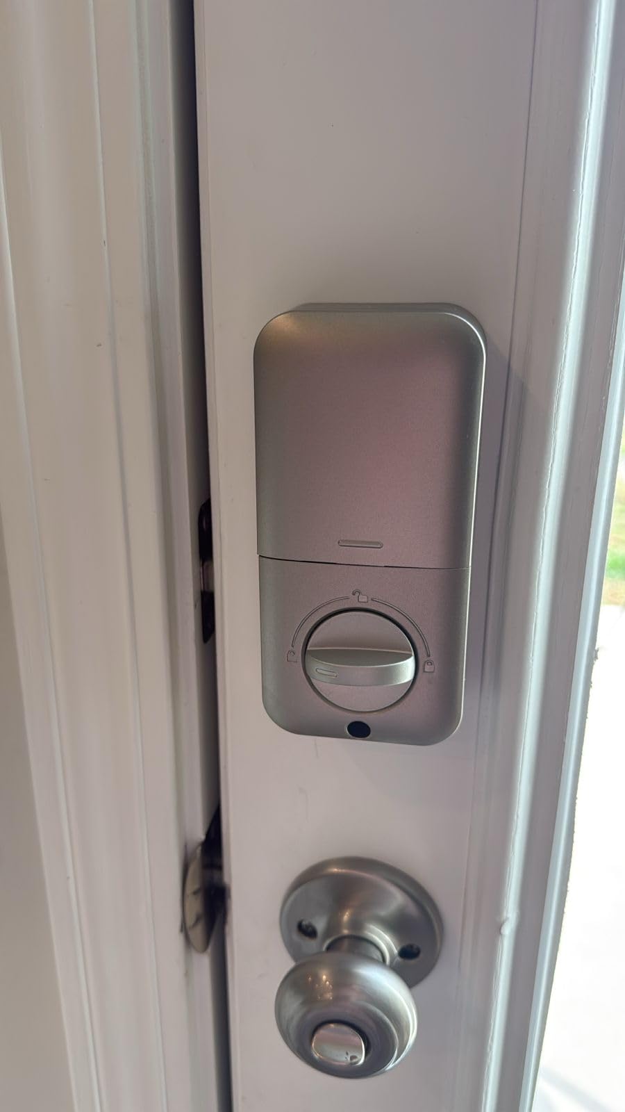 TEEHO TE001 Keyless Entry Door Lock with Keypad - Smart Deadbolt Lock for Front Door with 2 Keys - Auto Lock - Easy Installation - Satin Nickel customer photo 1