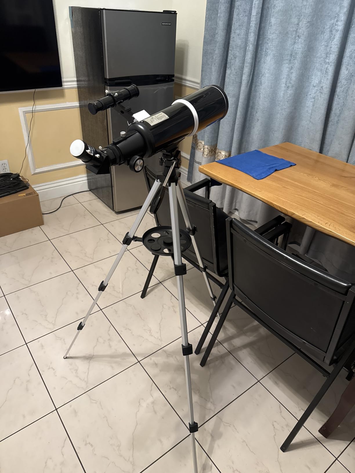 Koolpte Telescope 80mm Aperture 600mm - Astronomical Portable Refracting Telescope Fully Multi-Coated High Transmission Coatings AZ Mount with Tripod Phone Adapter, Wireless Control, Carrying Bag customer photo 1