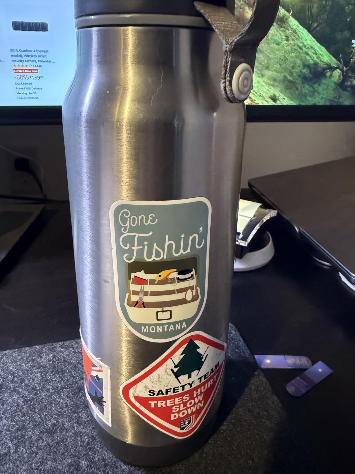 Hidrate Spark PRO Smart Water Bottle - Insulated Stainless Steel - Tracks Water Intake with Bluetooth, LED Glow Reminder - Straw Lid, 32oz, Brushed Steel customer photo 1