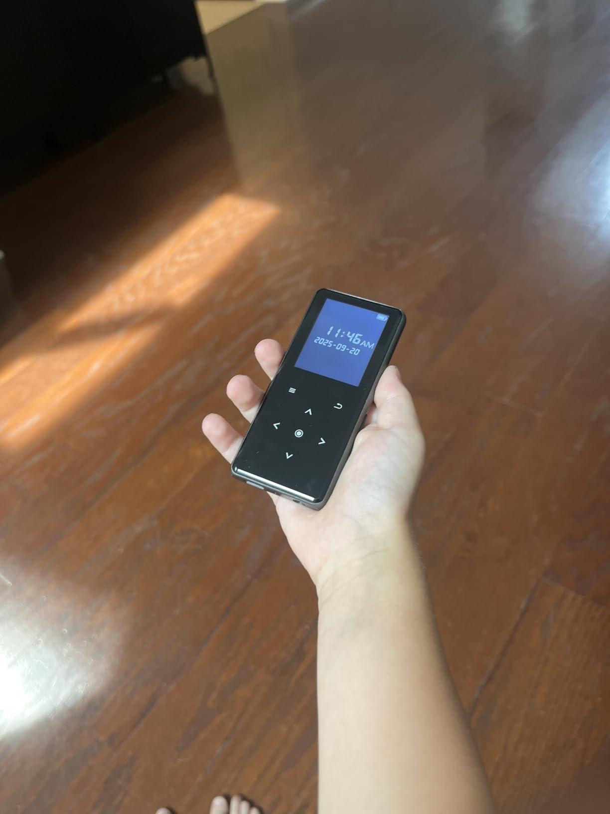 64GB MP3 Player with Bluetooth 5.2, AiMoonsa Music Player with Built-in HD Speaker, FM Radio, Voice Recorder, HiFi Sound, E-Book, Earphones Included customer photo 1