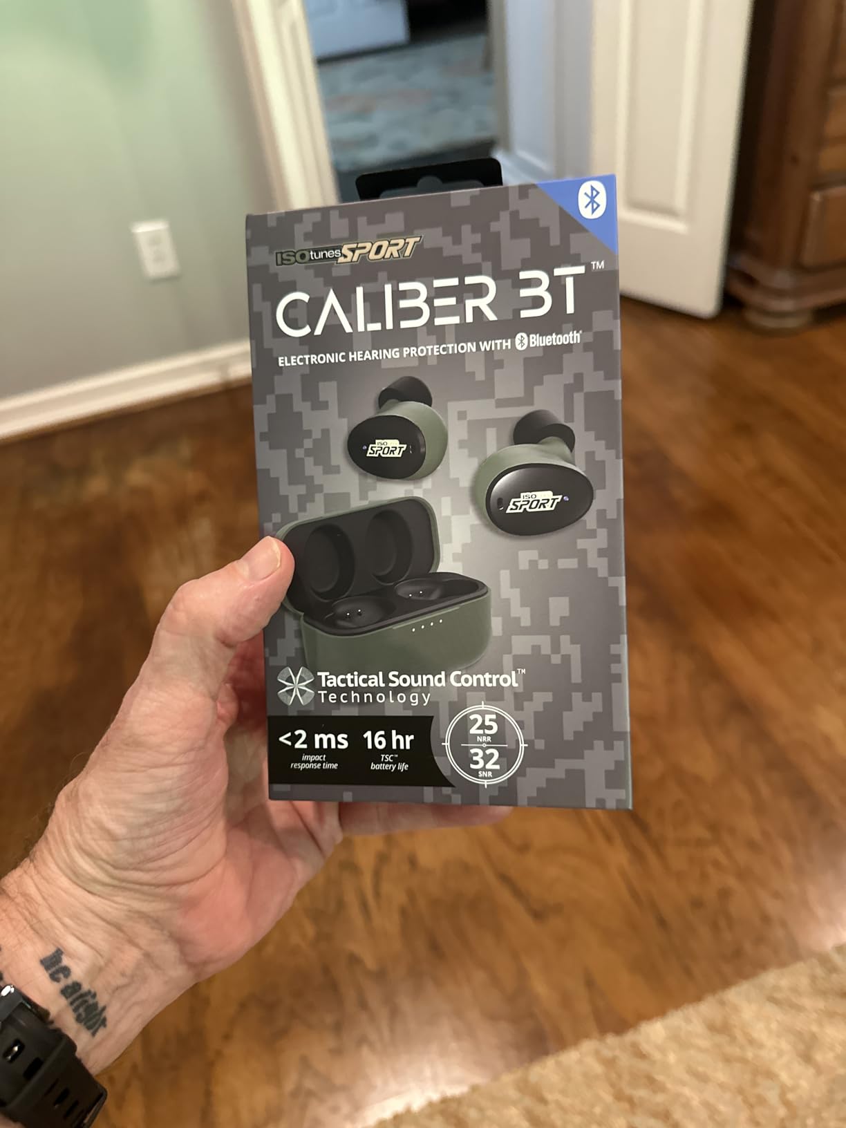 ISOtunes Sport Caliber BT Shooting Ear Protection for Gun Range - Bluetooth Hearing Protection for Shooters, 25 dB Noise Reduction Rating (NRR) Shooting Ear Buds with Electronic Ear Protection customer photo 2