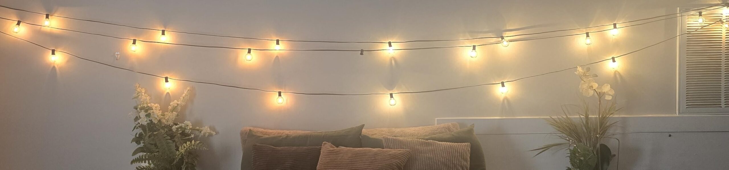 Brightown Outdoor String Lights, 50FT 25 G40 Bulbs Shatterproof Patio Lights, IP65 Waterproof Dimmable Hanging Connectable Globe LED Outdoor Lights for Backyard, Bistro, Porch, Deck, Balcony customer photo 1