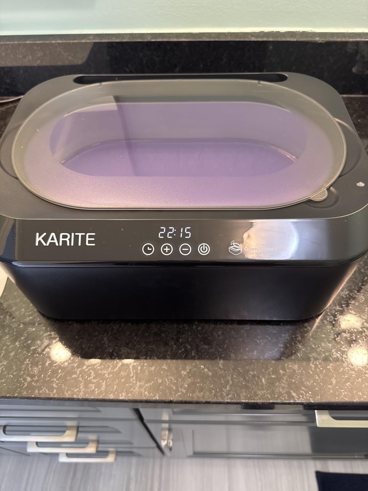 KARITE Paraffin Wax Machine for Hands and Feet with Auto Open Lid, Paraffin Bath, 20Min Fast Wax Meltdown, Precision Temperature Control, 4500ml Paraffin Warmer with 8Pack Refills customer photo 1