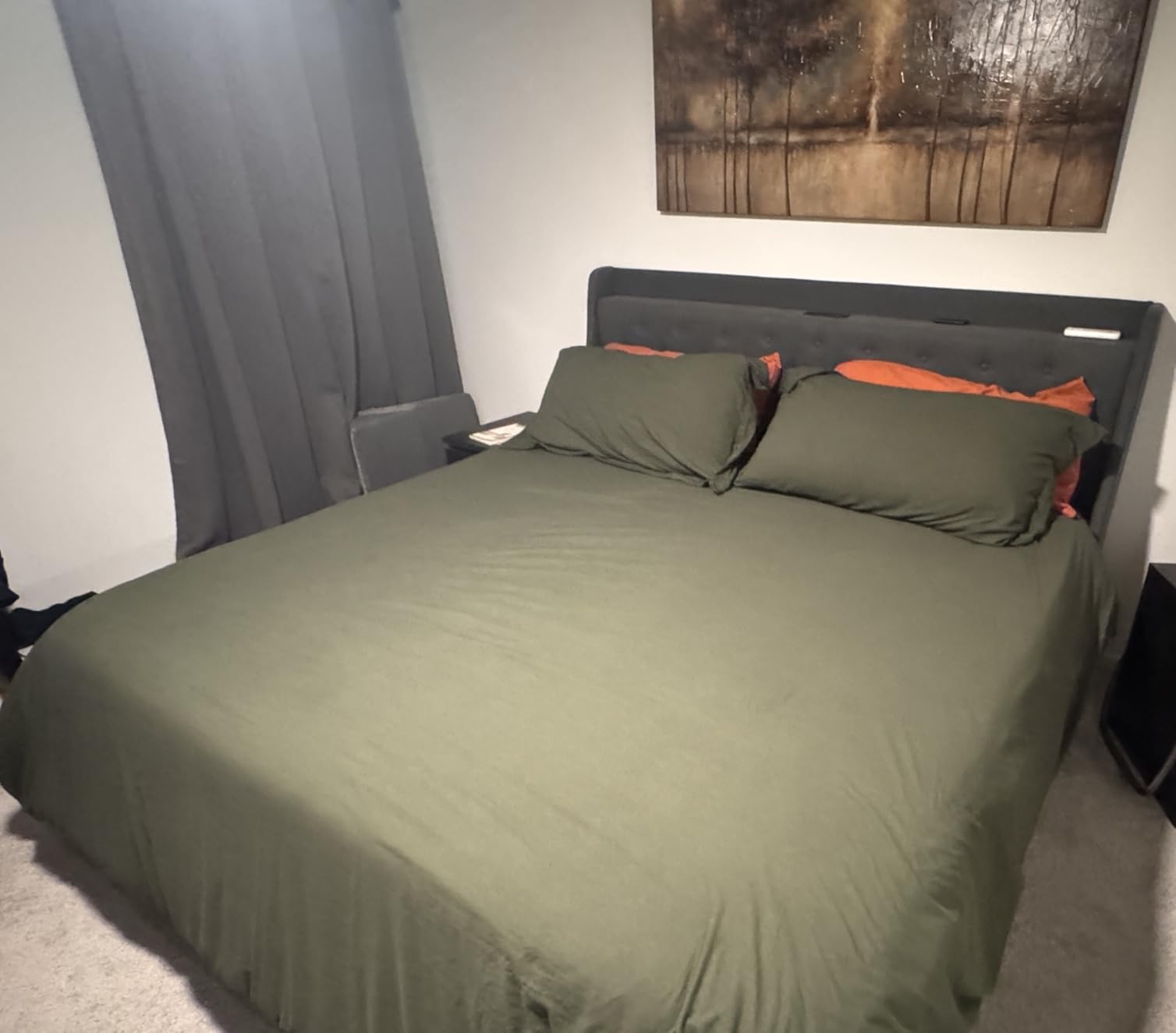 Bedsure Duvet Cover Queen Size - 3 Pieces Prewashed Extra Soft Bedding Set, Includes 1 Duvet Cover 90x90 Inches with Zipper Closure & 2 Pillow Shams, Linen, Comforter Not Included customer photo 2