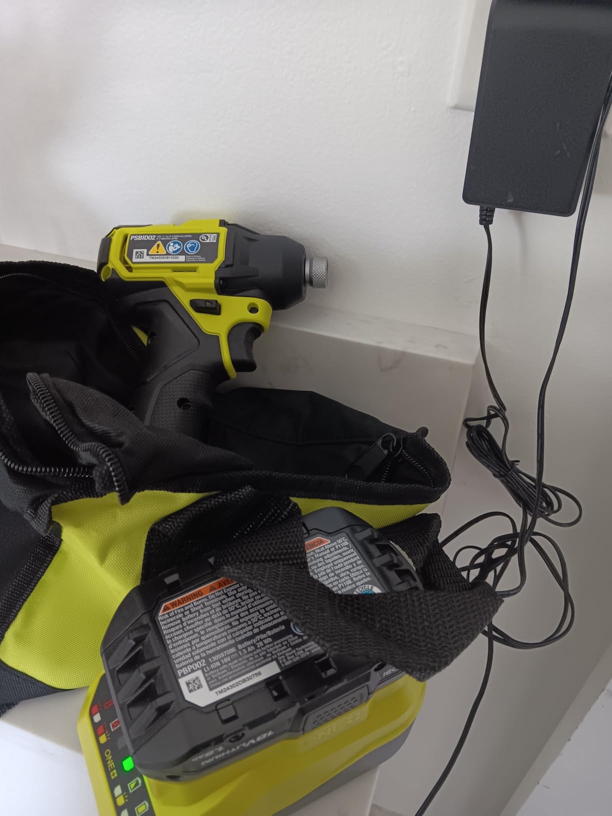RYOBI ONE+ HP 18V Brushless Cordless Compact 1/4 in. Impact Driver Kit with (2) 1.5 Ah Batteries, Charger and Bag PSBID01K customer photo 1