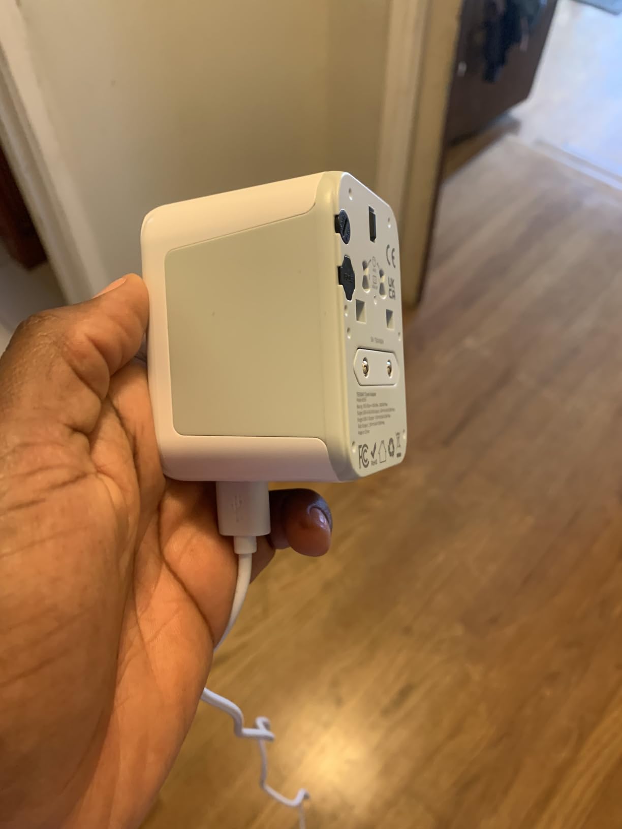 TESSAN Universal Travel Adapter, International Power Adapter with 2 USB C 2 USB A Ports, Travel Plug Adaptor Worldwide for US to Europe UK Italy Ireland Australia France Germany(Type C G A I) customer photo 2