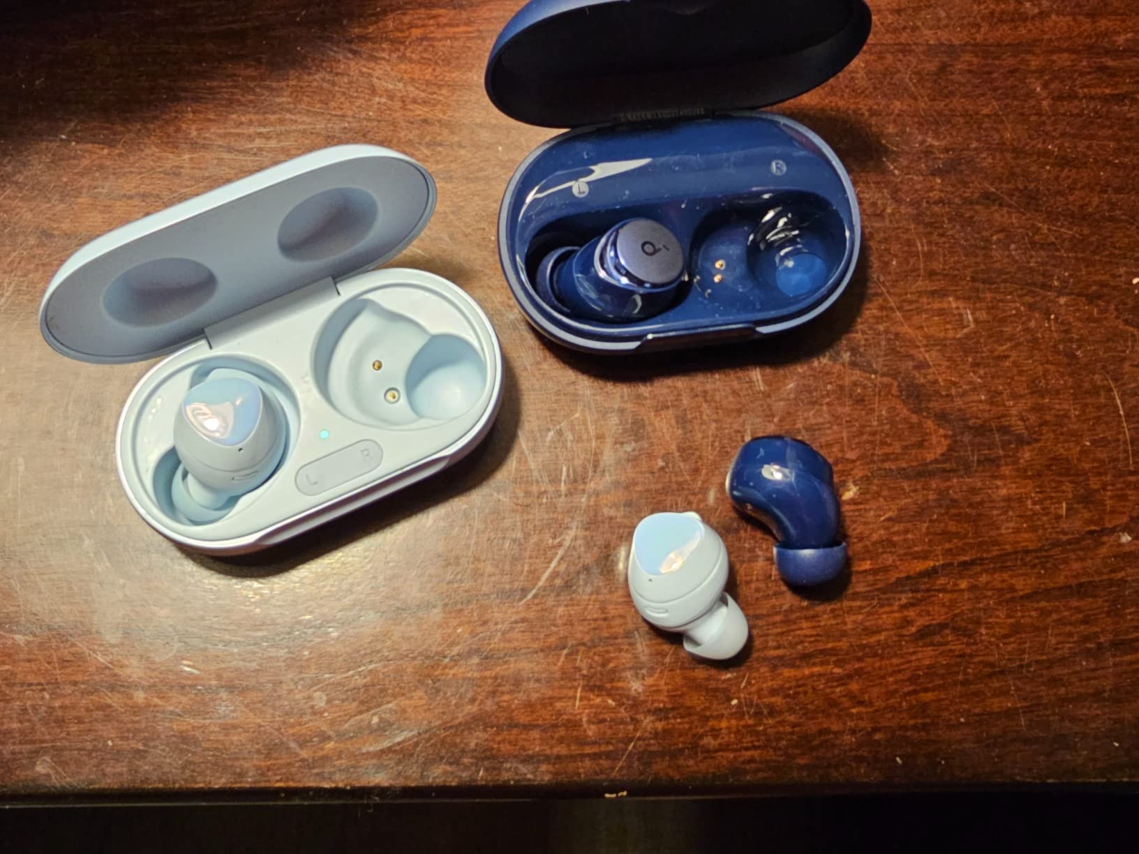 Soundcore by Anker Space A40 Auto-Adjustable Active Noise Cancelling Wireless Earbuds, Reduce Noise by Up to 98%, 50H Playtime, Hi-Res Sound, Comfortable Fit, App Customization, Wireless Charge (Blue) customer photo 1