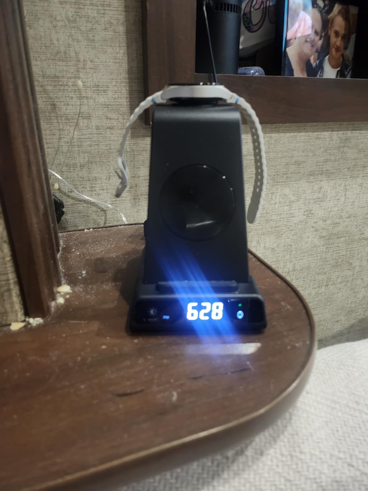 Wireless Charger for Samsung Charging Station with Clock for Samsung Galaxy S25 Ultra/S24 Ultra/Z Flip 7/Fold 6/Bud, 3 in 1 Android Charging Station, Watch Charger for Samsung Galaxy Watch 8/7/6/5Pro customer photo 1