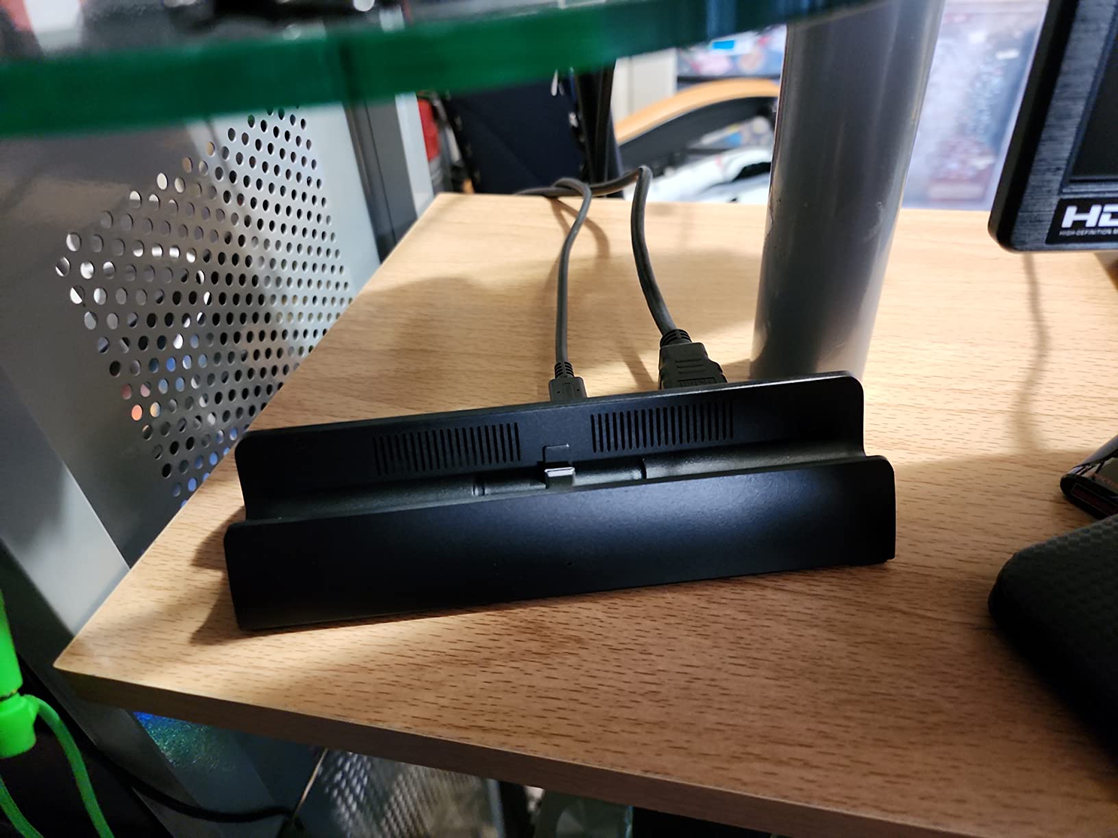 TV Docking Station for Switch,Docking Station Support 4K HDMI Output,Replacement for Official Switch Dock with Type-C and HDMI Cable customer photo 2