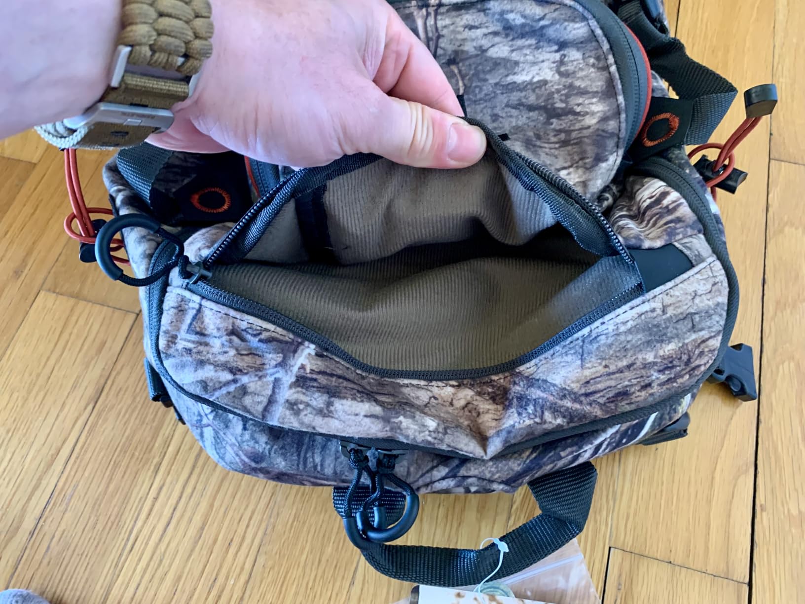 TR Hunting Backpack 3400cu,Waterproof Hunting Pack with Rifle Holder, Internal Frame, Rain Cover, Camo Hunting Daypack for Rifle Bow Gun customer photo 1