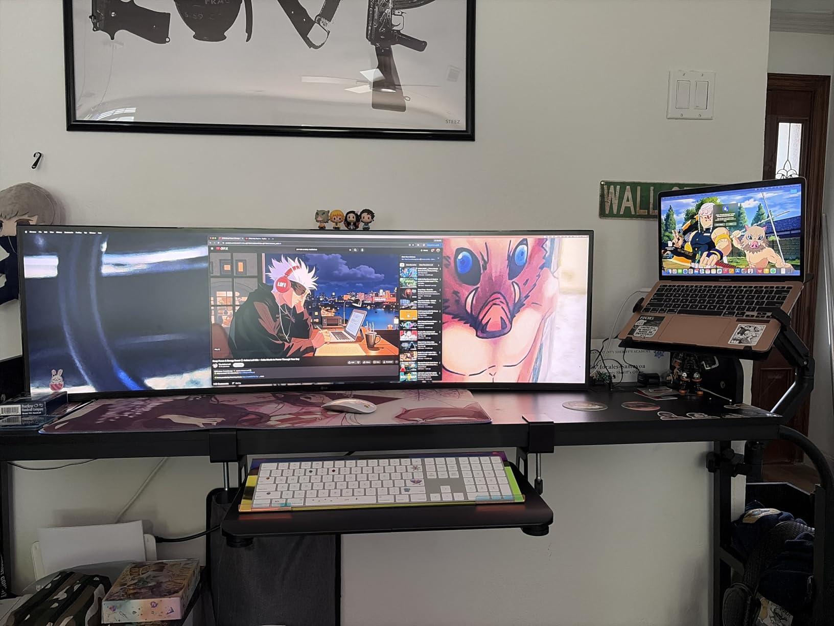 LG 49WQ95C-W 49 Inch 32:9 Curved UltraWide DQHD (5120 x 1440) Nano IPS Monitor, NVIDIA G-SYNC Compatible & AMD FreeSync Premium Pro, HDMI 2.1 & USB Type-C (90W PD), Tilt/Height/Swivel Adjustable customer photo 1