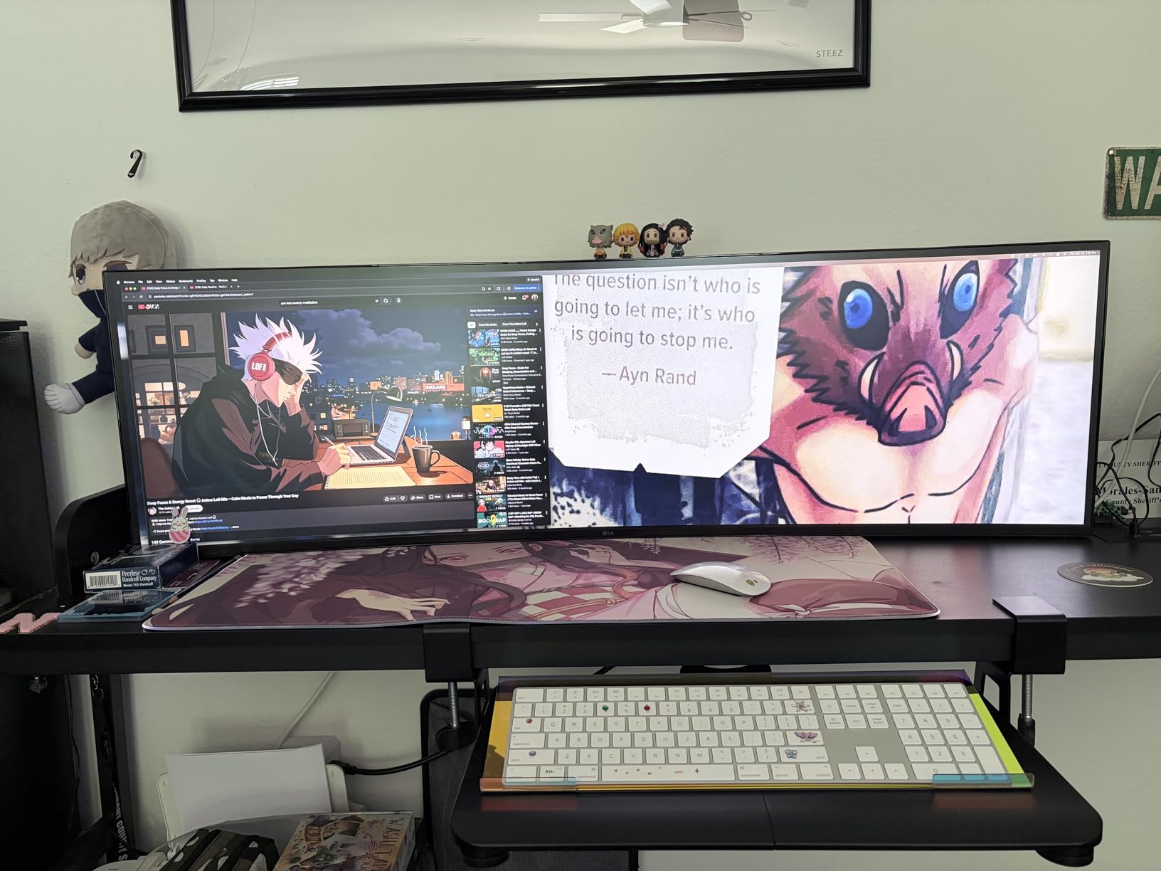 LG 49WQ95C-W 49 Inch 32:9 Curved UltraWide DQHD (5120 x 1440) Nano IPS Monitor, NVIDIA G-SYNC Compatible & AMD FreeSync Premium Pro, HDMI 2.1 & USB Type-C (90W PD), Tilt/Height/Swivel Adjustable customer photo 2