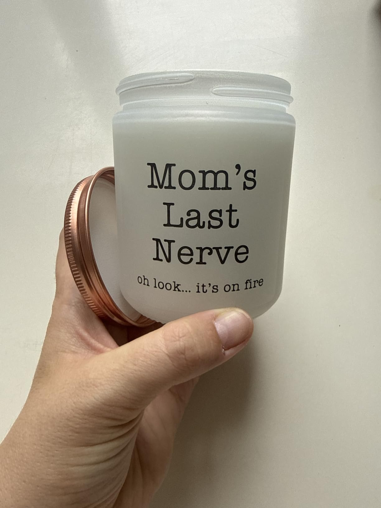 Homsolver Teacher Appreciation Gifts for Women, Teacher's Last Nerve Scented Candles customer photo 2