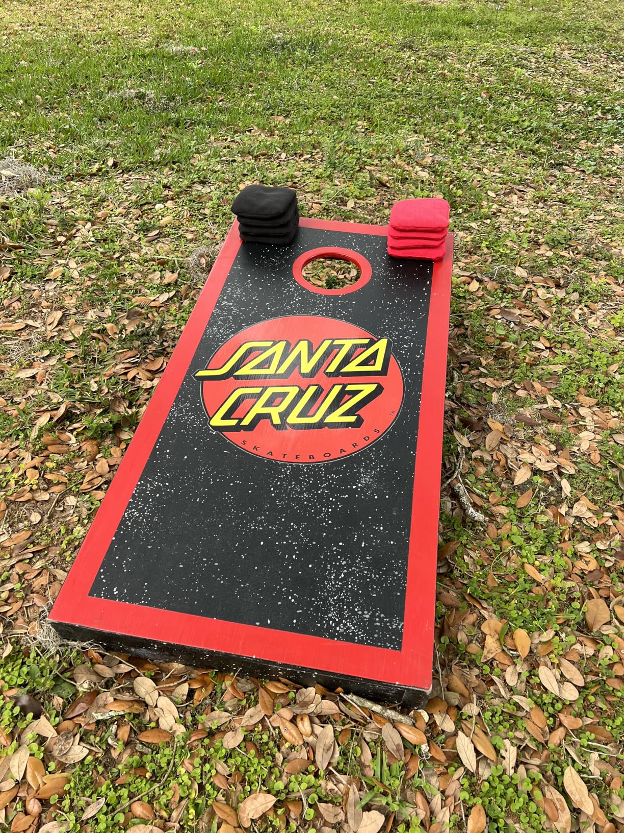 Professional Dual Sided Cornhole Bags- 16 oz 6x6 w/Premium Resin Fill - Official Tournament Slide/Stick Pro Bean Bags - Regulation/Approved customer photo 2