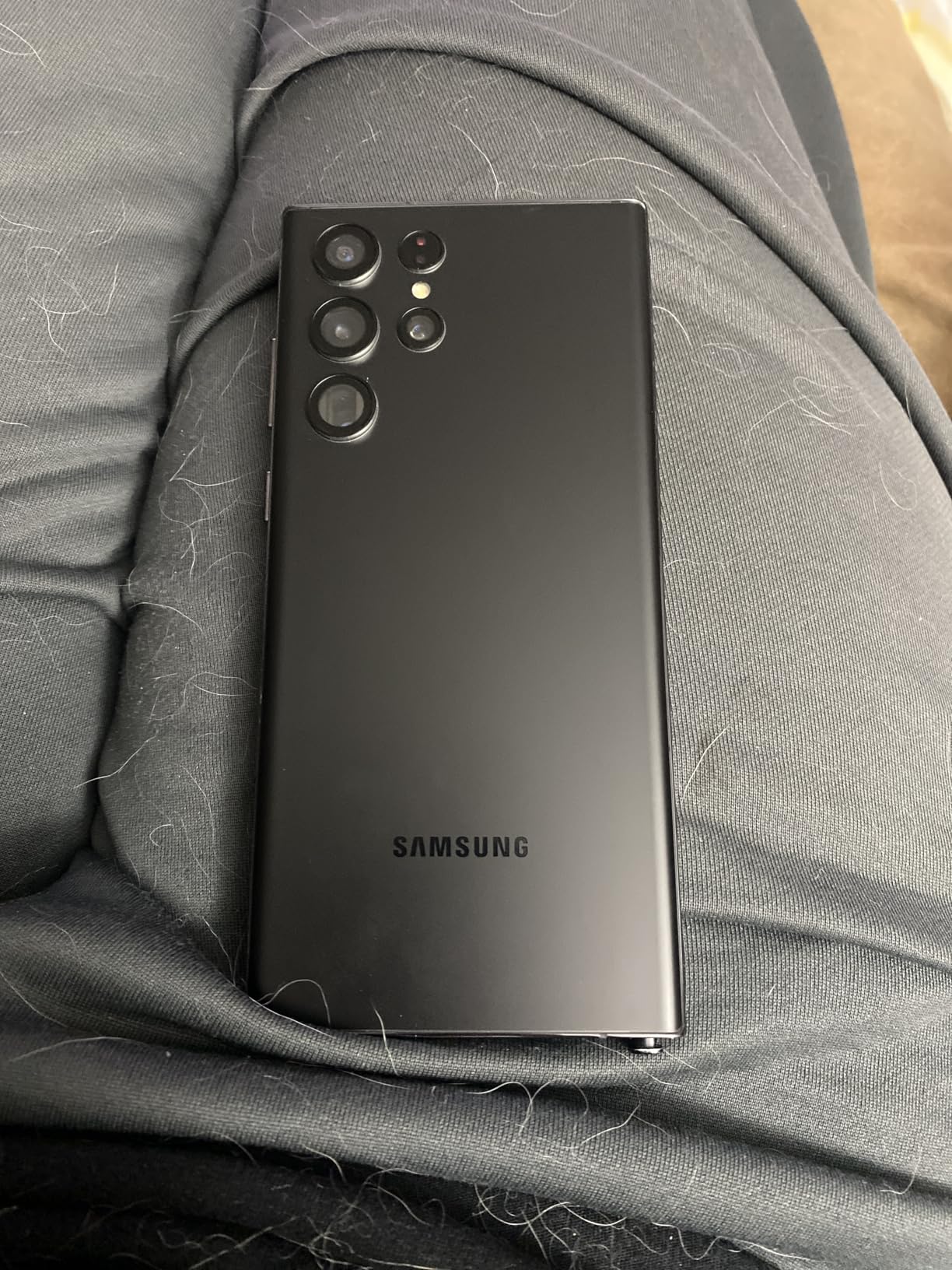 SAMSUNG Galaxy S22 Ultra 5G, US Version, 256GB, Phantom Black - Unlocked (Renewed) customer photo 1