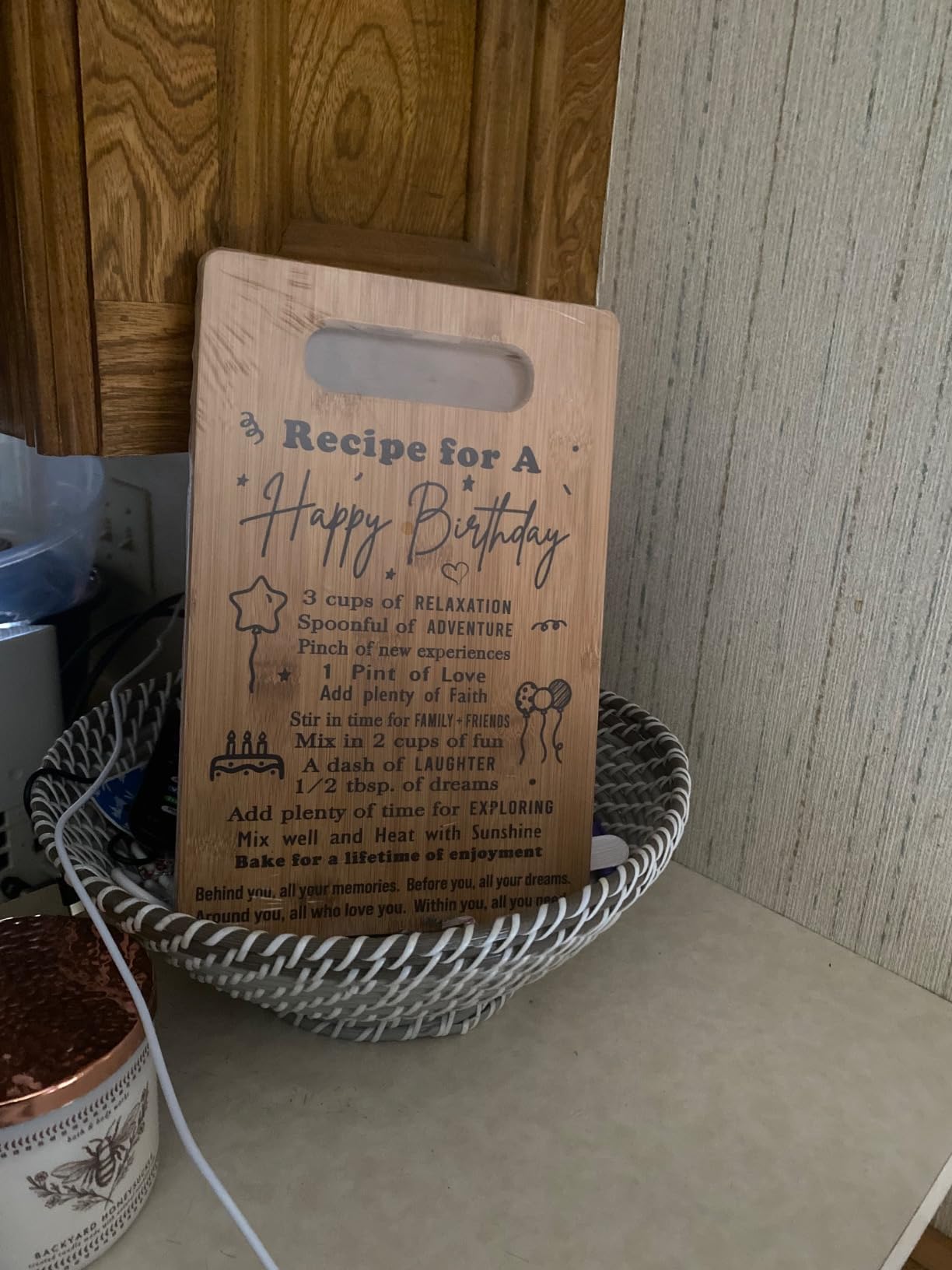 Housewarming Gifts - New House Cutting Board - First Home Gifts for Neighbor customer photo 1