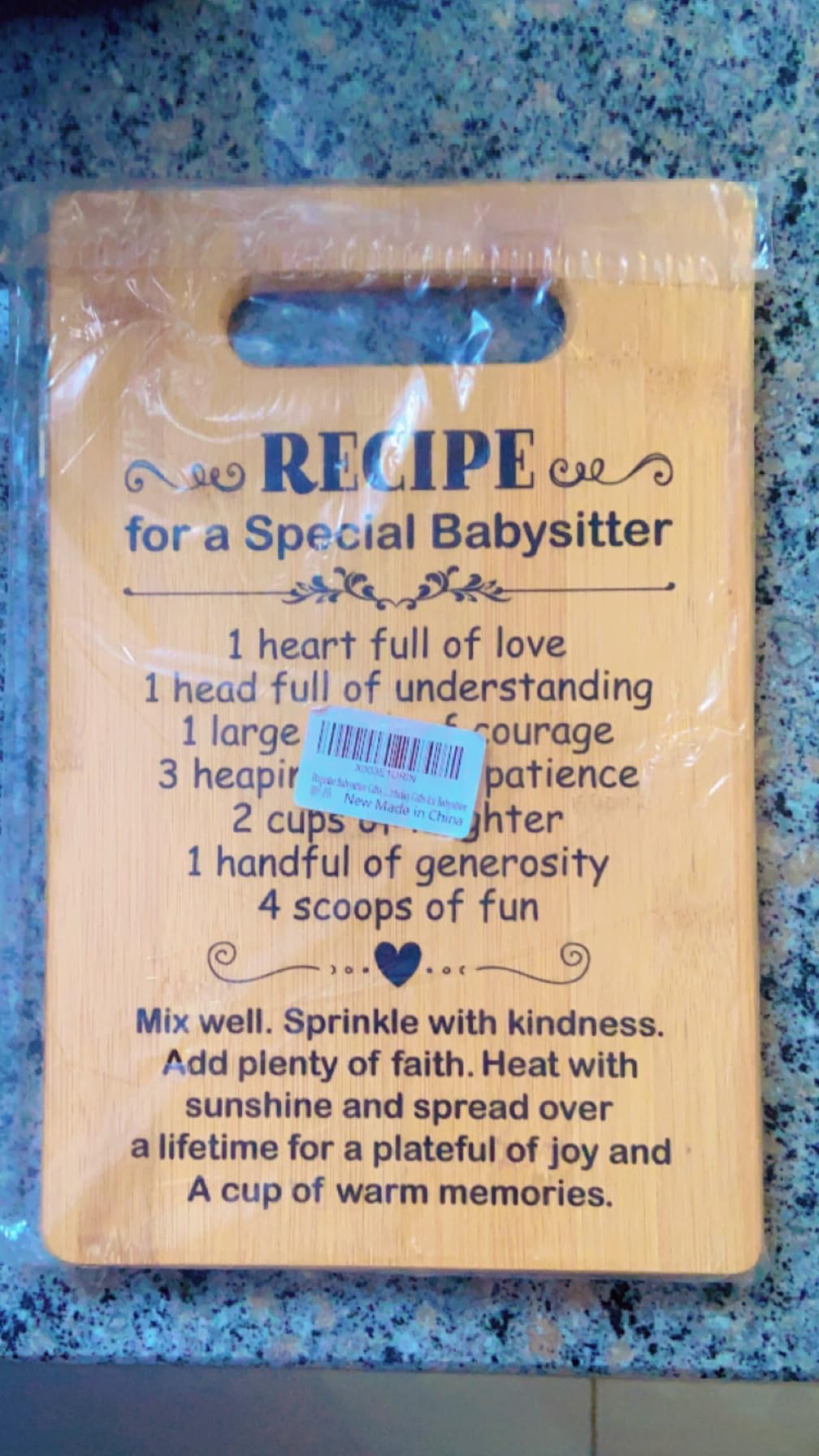 Housewarming Gifts - New House Cutting Board - First Home Gifts for Neighbor customer photo 2
