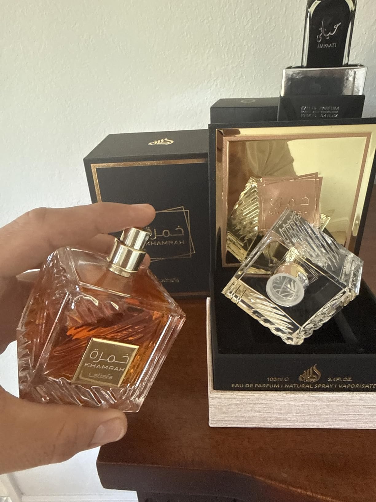 Lattafa Khamrah - Vanilla, Warm Spicy, Amber, Cinnamon - Eau de Parfum Long-Lasting Fragrance for Unisex, 3.40 Ounce / 100 ml customer photo 1