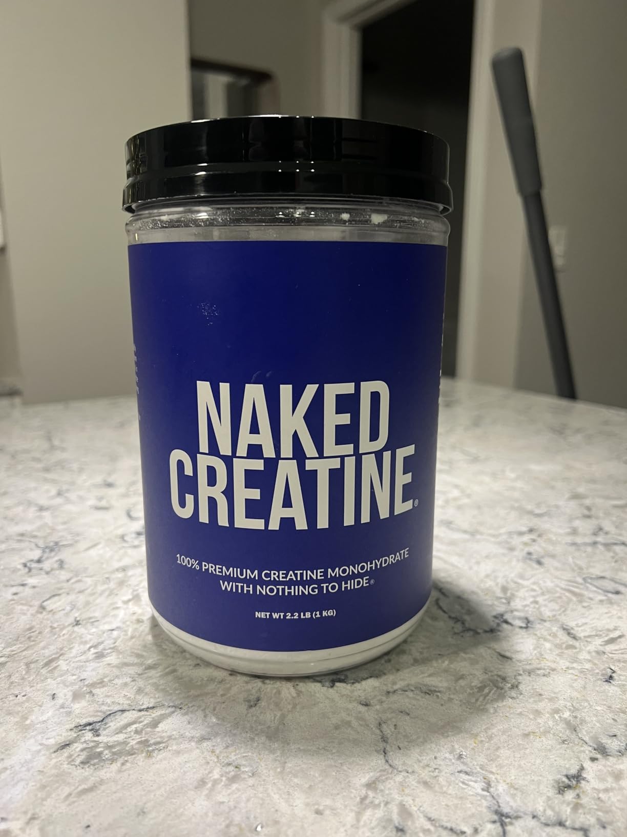NAKED Pure Micronized Creatine Monohydrate Powder - NSF Certified, Unflavored, 500g, 1.1lb Bulk - Vegan, Non-GMO, Gluten-Free, Soy-Free, No Fillers, Supports Muscle Growth & Strength - 100 Servings customer photo 1
