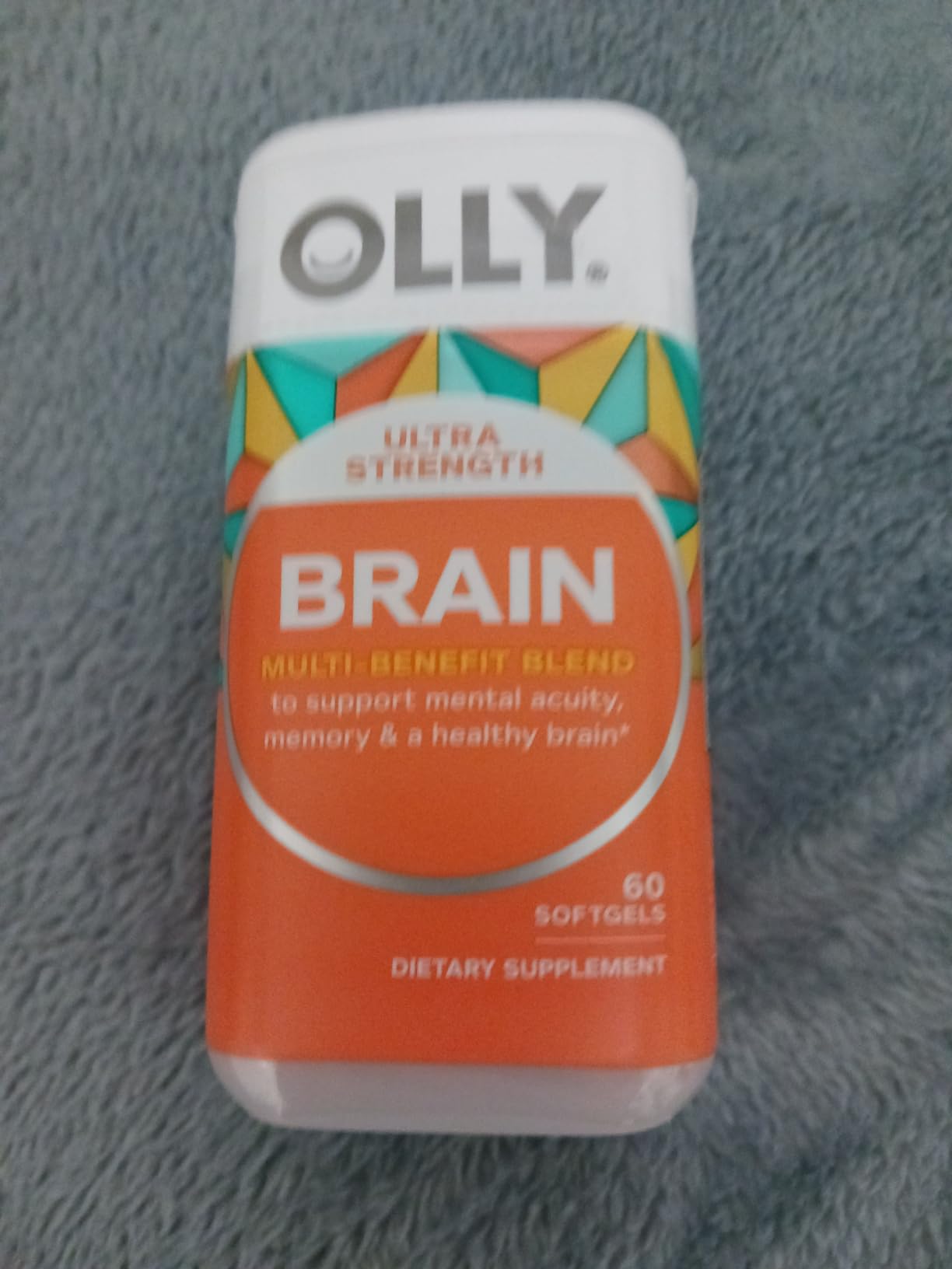 OLLY Ultra Strength Brain Softgels, Nootropic, Supports Healthy Brain Function, Memory, Focus and Concentration, Omega-3s, Vitamins B6 and B12, 30 Day Supply - 60 Count customer photo 1