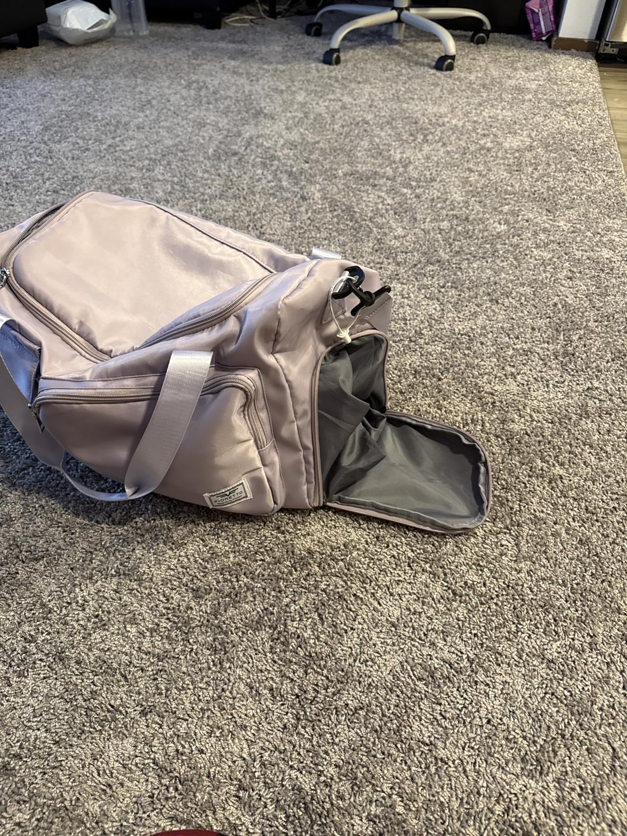 Women's Gym Duffle Bag with Shoes Compartment, 30L Capacity, Ideal for Travel, Gym, Sports, Duffel, Weekender customer photo 1