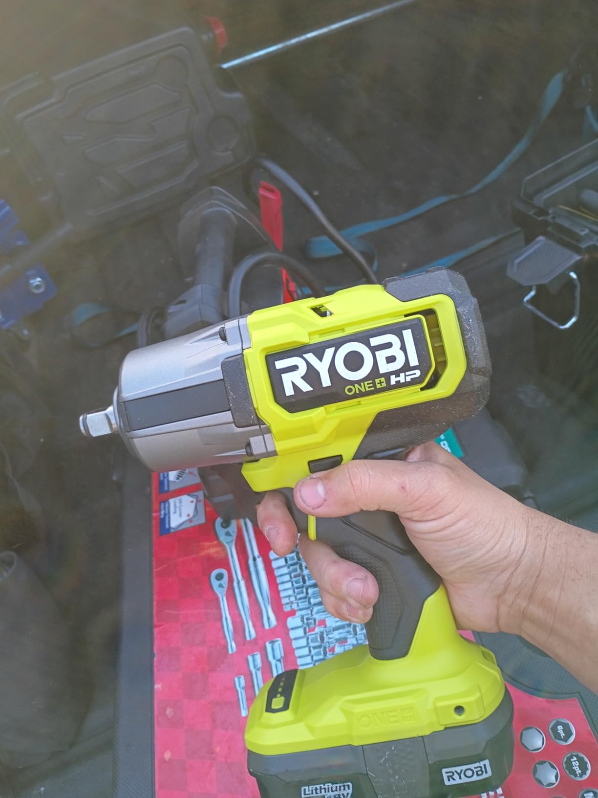 ONEAND HP 18V BRUSHLESS Cordless 4-Mode 1/2 in. HIGH Torque Impact Wrench Tool ONLY customer photo 1