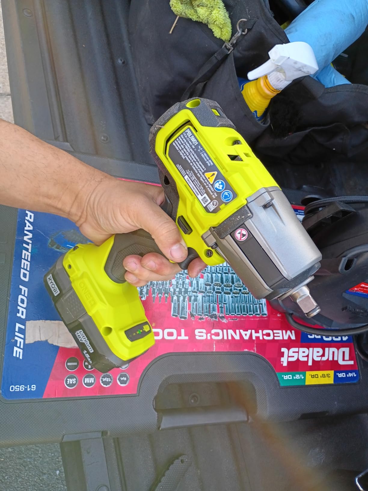 ONEAND HP 18V BRUSHLESS Cordless 4-Mode 1/2 in. HIGH Torque Impact Wrench Tool ONLY customer photo 2