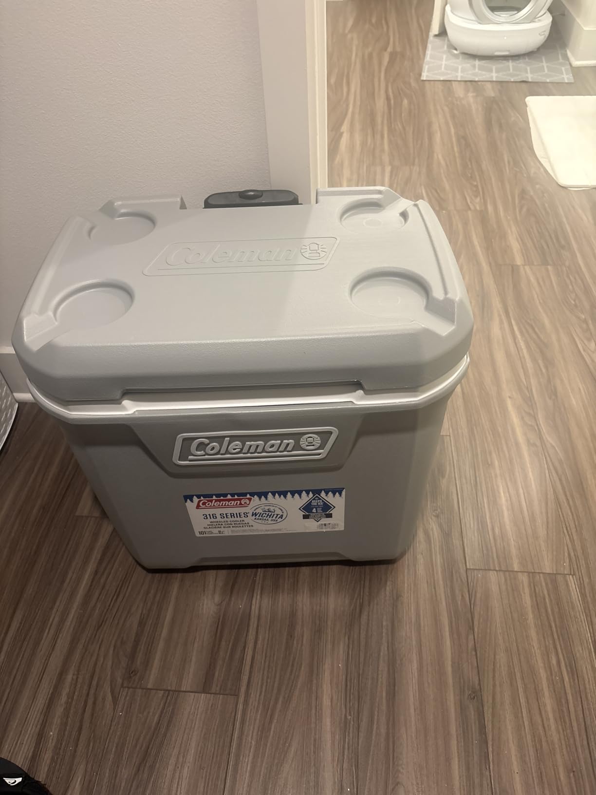 Coleman Classic Series Insulated Portable Rolling Cooler with Wheels, Leak-Resistant Outdoor Hard Cooler Keeps Ice up to 5 Days, 62-Quart customer photo 1