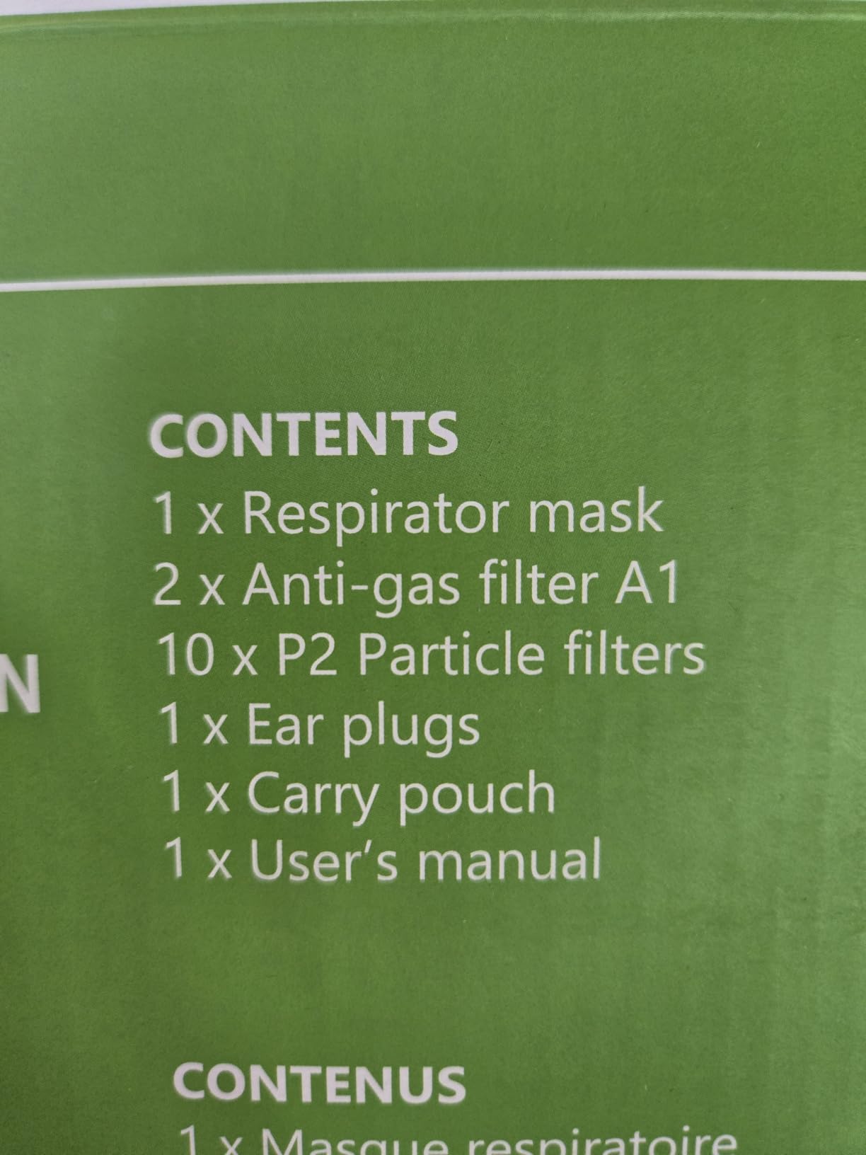 AirGearPro G-750 Respirator Full Face Mask with A1P2 Filters Anti-Gas, Anti-Dust | Gas Mask Ideal for Painting, Woodworking, Construction, Sanding, Spraying, Chemicals, DIY etc customer photo 1