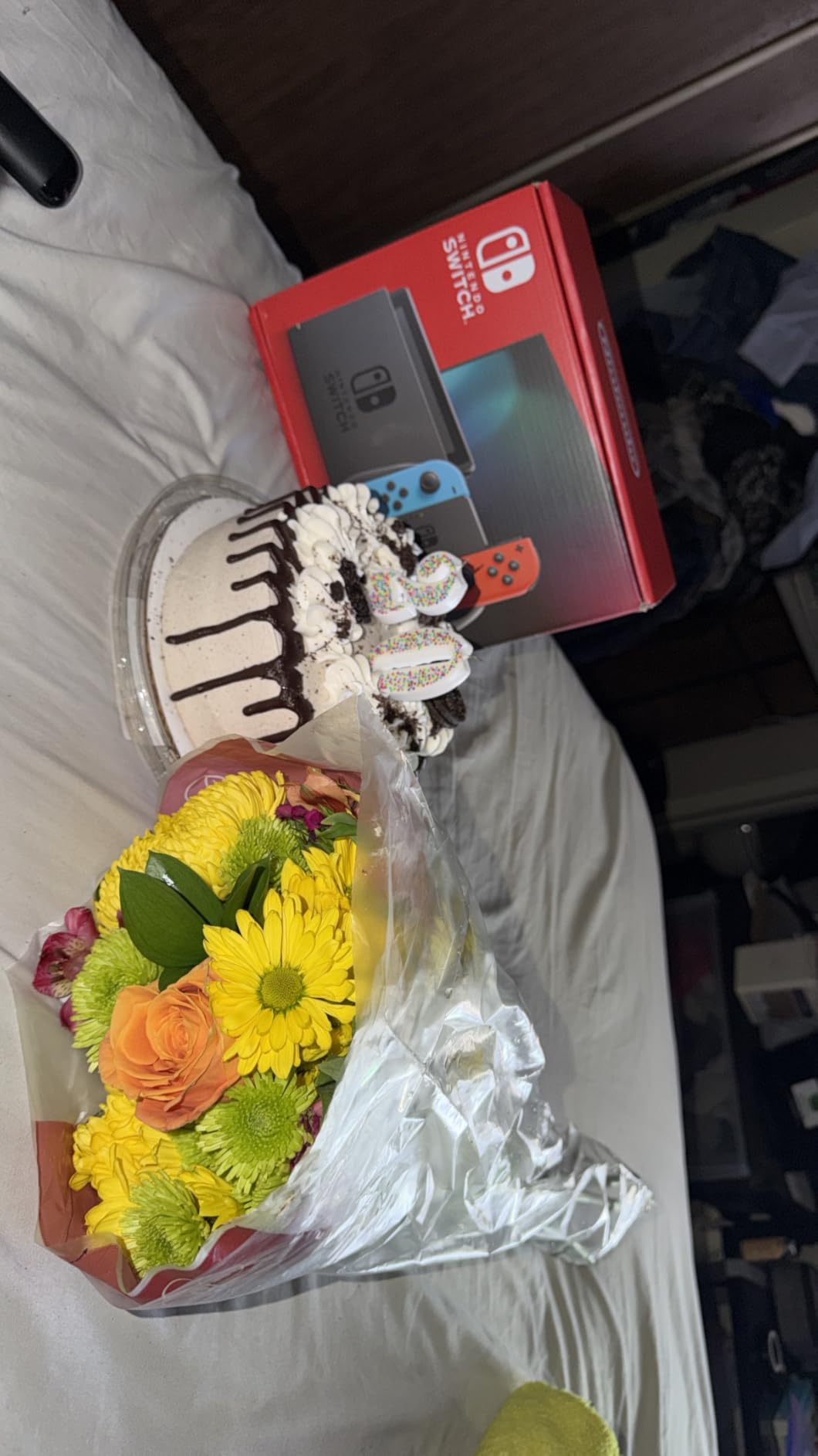 Nintendo Switch with Neon Blue and Neon Red Joy-Con customer photo 1