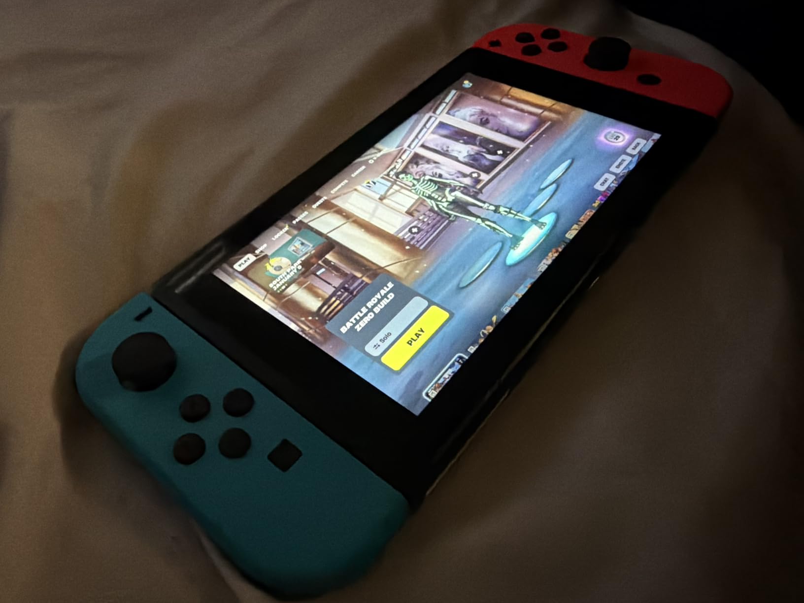 Nintendo Switch with Neon Blue and Neon Red Joy-Con customer photo 2