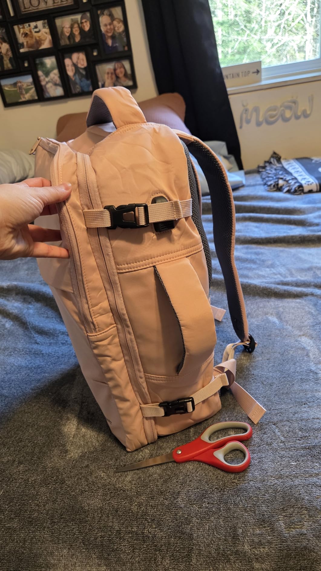 Taygeer Carry On Backpack, 35L Travel Backpack for Women Airline Approved, Cute Underseat Personal Item Travel Bag With Shoe Compartment customer photo 2