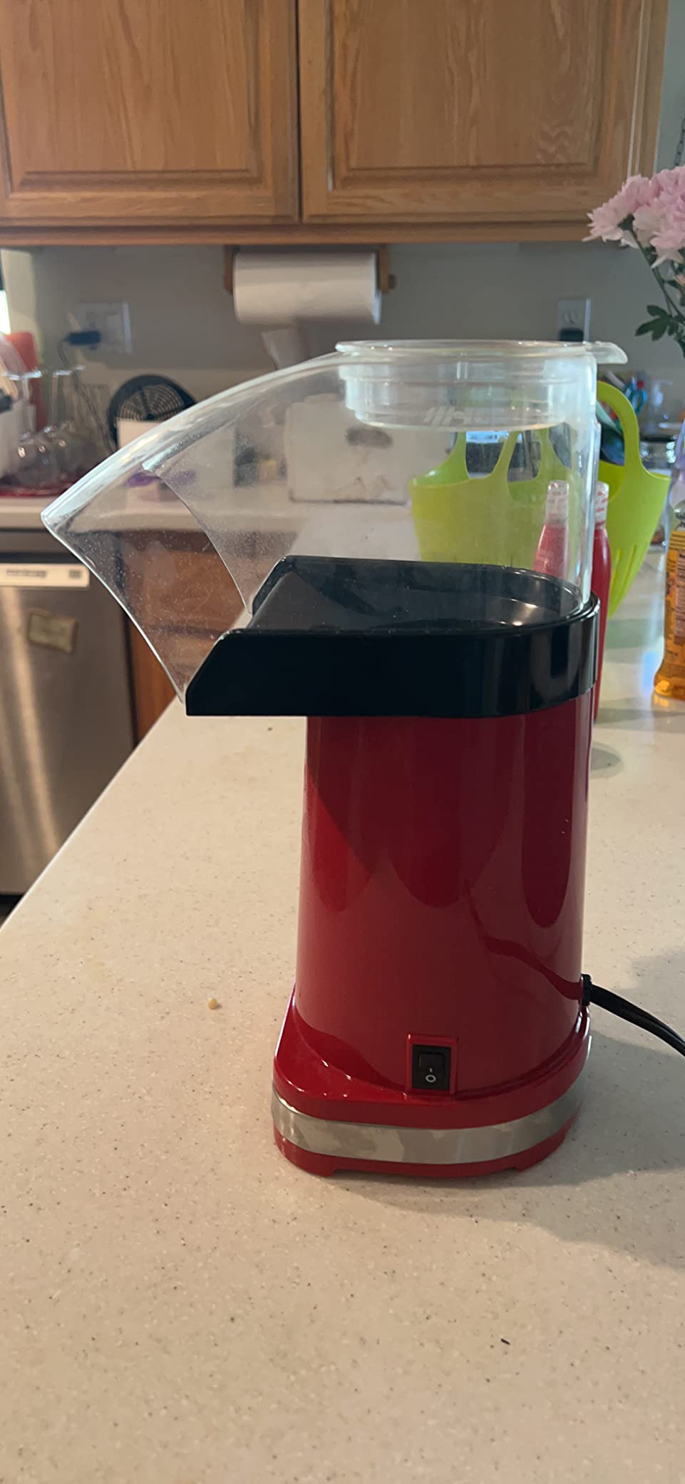 Cuisinart EasyPop Hot Air Popcorn Maker (Red) customer photo 2