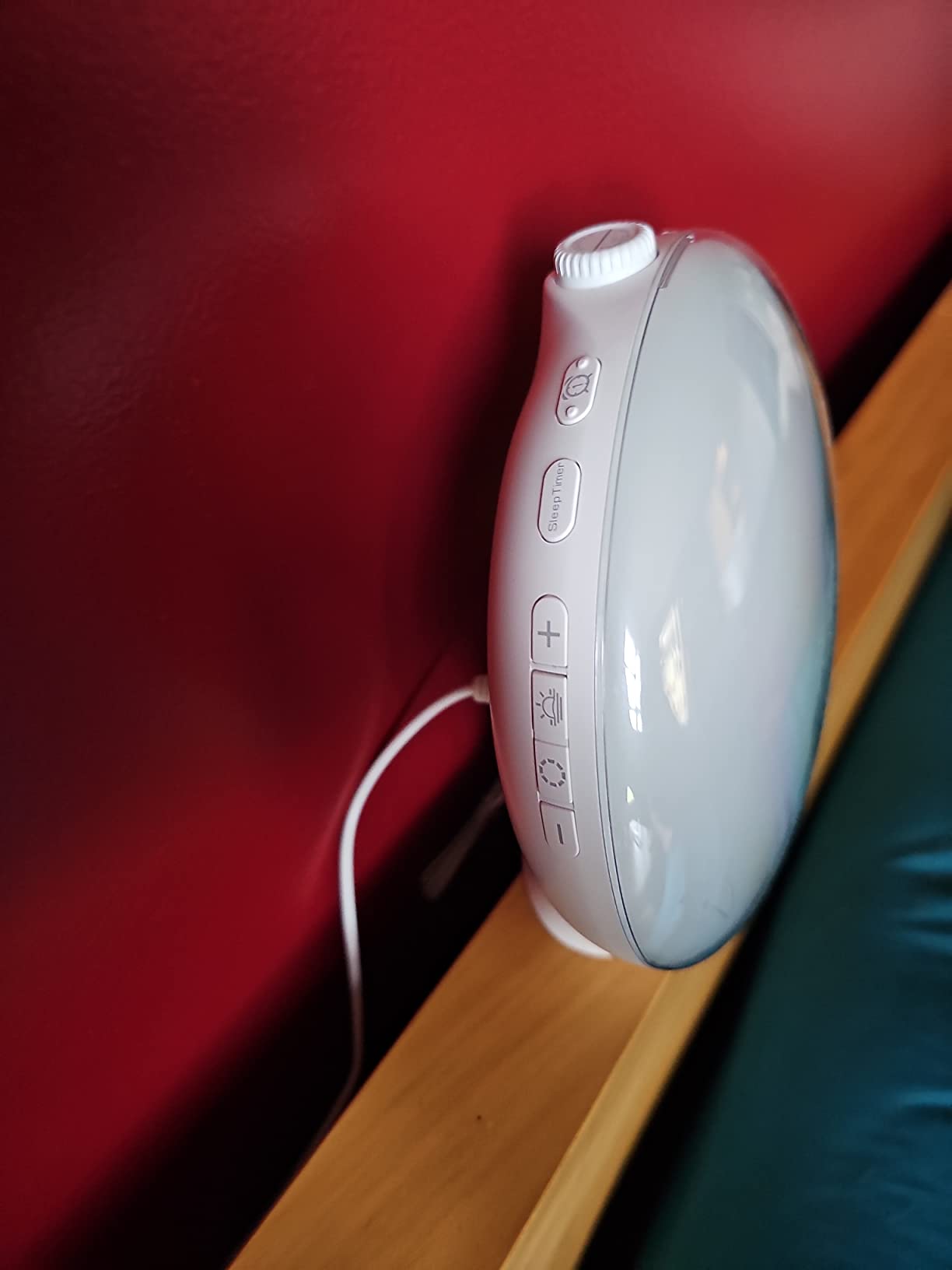 Wake Up Light Sunrise Alarm Clock for Bedroom, 17 Nightlights, Sound Machine with 5W Bluetooth Speaker, 25 Soothing Sounds, SleepTimer, Dual Alarms, FM Radio customer photo 2