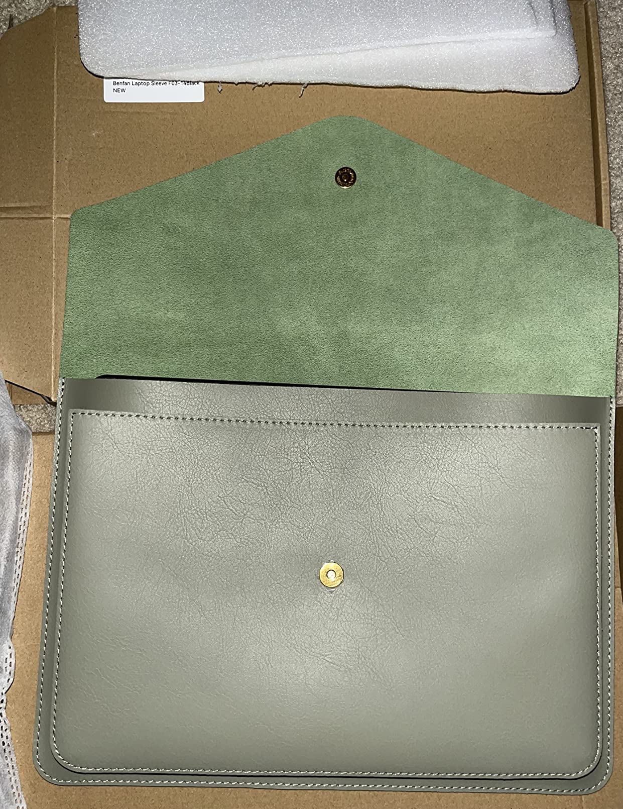 Leather Laptop Sleeve 13 Inch Compatible for 2024 13inch MacBook Air A3113 M3,13 MacBook Pro M2, Surface Pro 3 4 5 6 7, Dell XPS 13 Color Color Brown customer photo 1