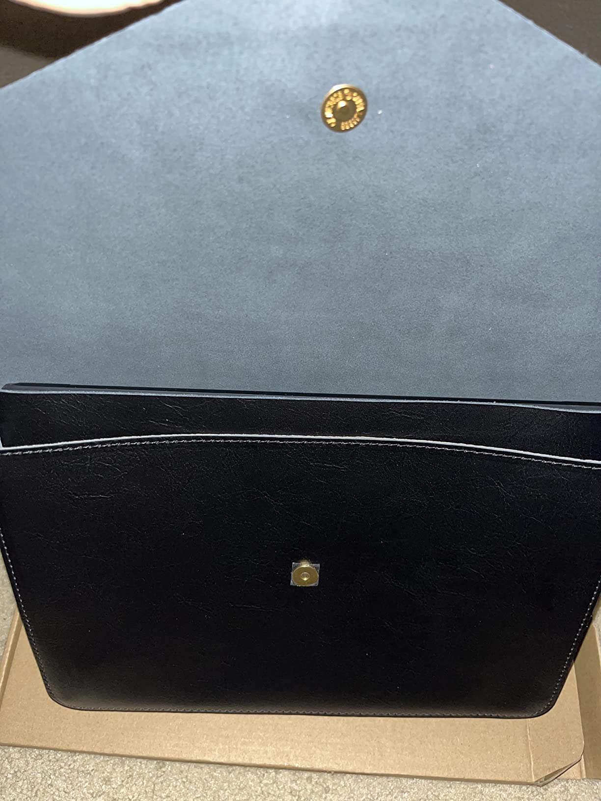 Leather Laptop Sleeve 13 Inch Compatible for 2024 13inch MacBook Air A3113 M3,13 MacBook Pro M2, Surface Pro 3 4 5 6 7, Dell XPS 13 Color Color Brown customer photo 2