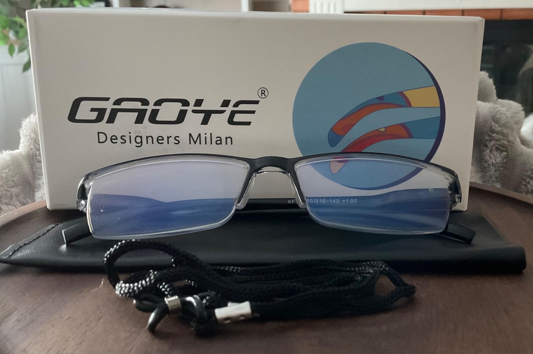 Gaoye 6 Pack 1.5 Executive Style Reading Glasses Men - Durable Readers with Blue Light Filtering - Comfortable Fit with TR90 Frames customer photo 1
