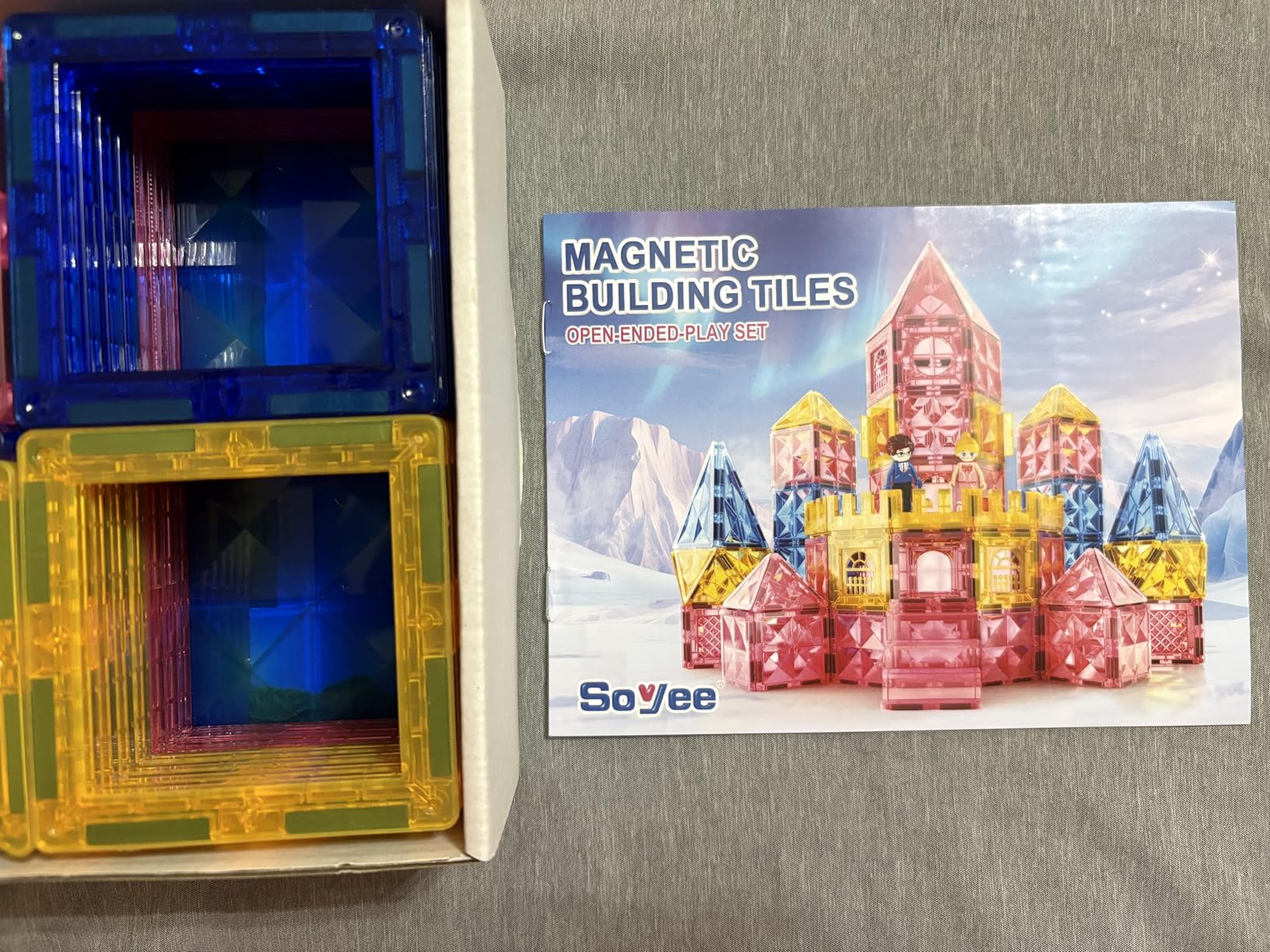 Soyee Diamond Magnetic Building Blocks - Princess Toys for 3-8 Year Old Girls & Boys - 3 4 5 6 Year Old Girl Birthday Xmas Present customer photo 2