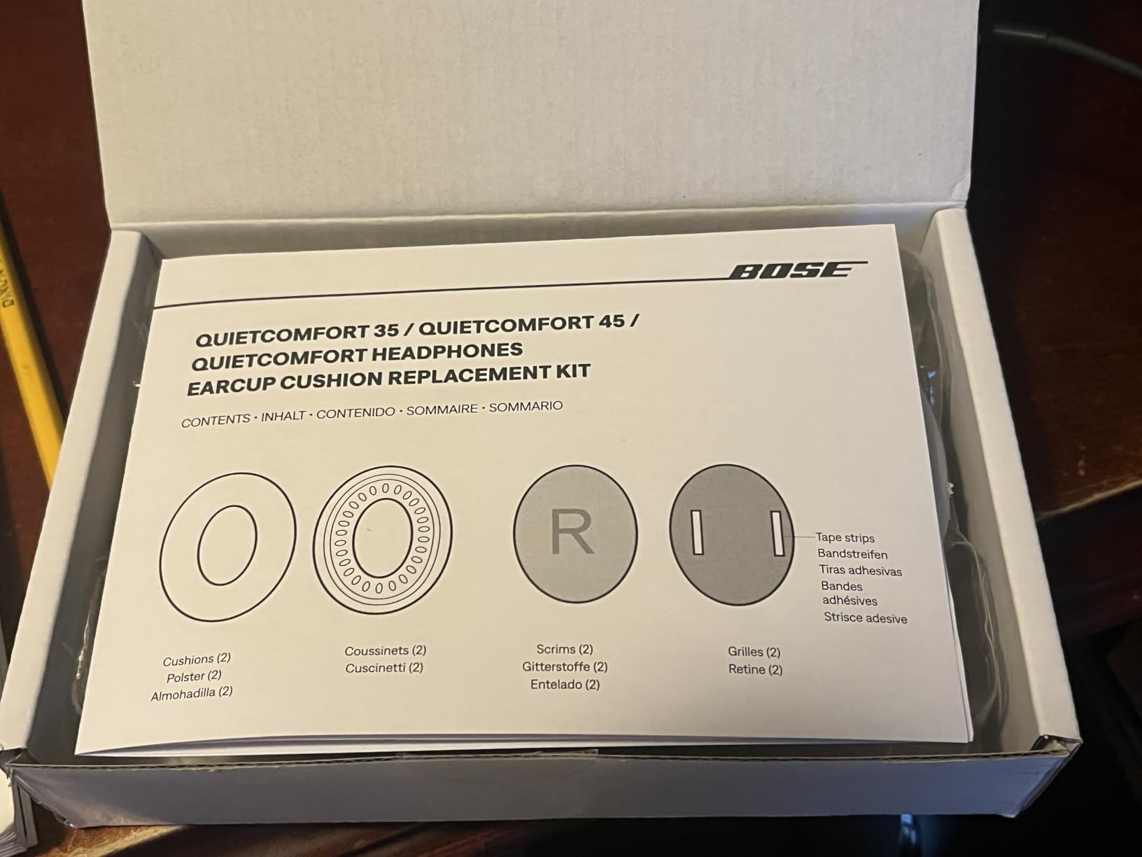 Bose QuietComfort 45 Cushion Kit, White Smoke customer photo 1