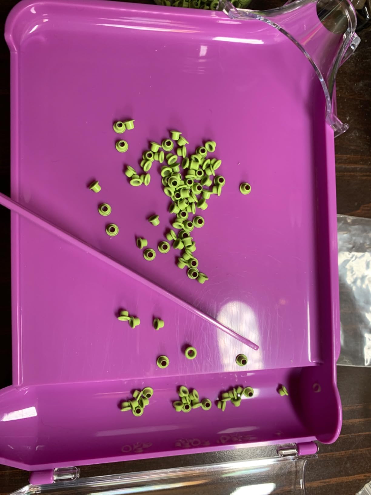 SimCoach Pill Counting Tray, Left Hand Pill Counter with Spatula, Pharmacy Counting (Purple) customer photo 1