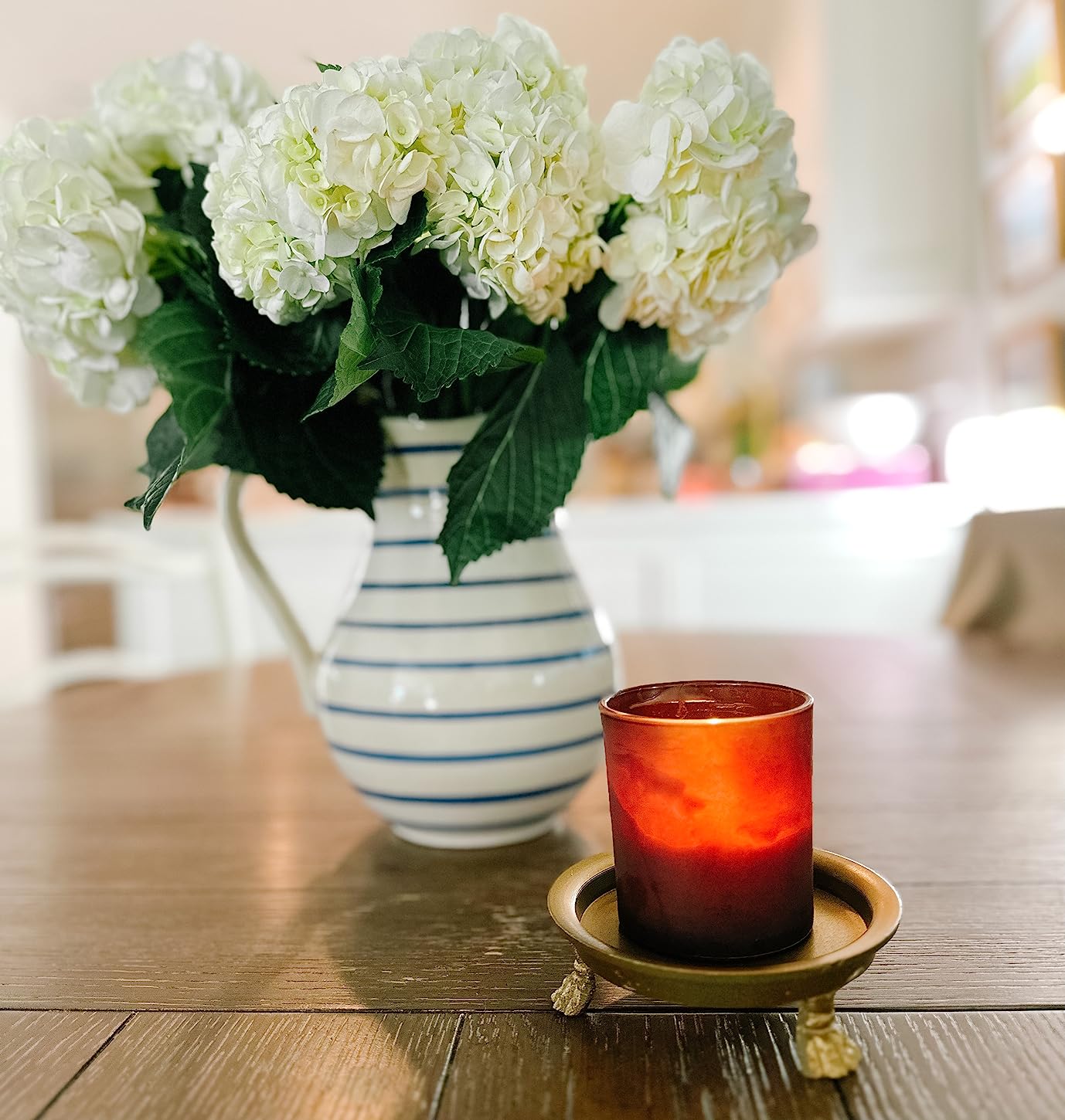 Round Clawfoot Dish - by Alice Lane Home Collection - Gold - for Home Decor, Candles, Jewelry, Perfume, Cosmetics, and Coffee Table - Size Small customer photo 2