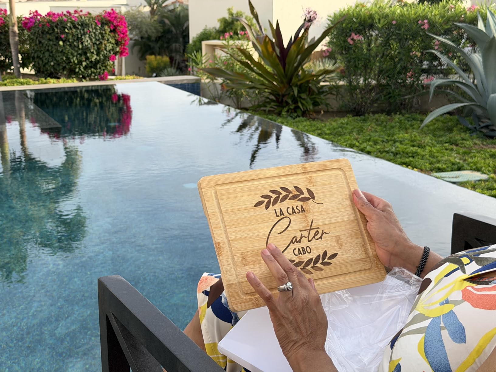 Personalized Cutting Board, Custom Engraved Wood Charcuterie Board - Unique Gift Idea for Wedding, Engagement, Bridal Shower, Anniversary & Housewarming customer photo 2