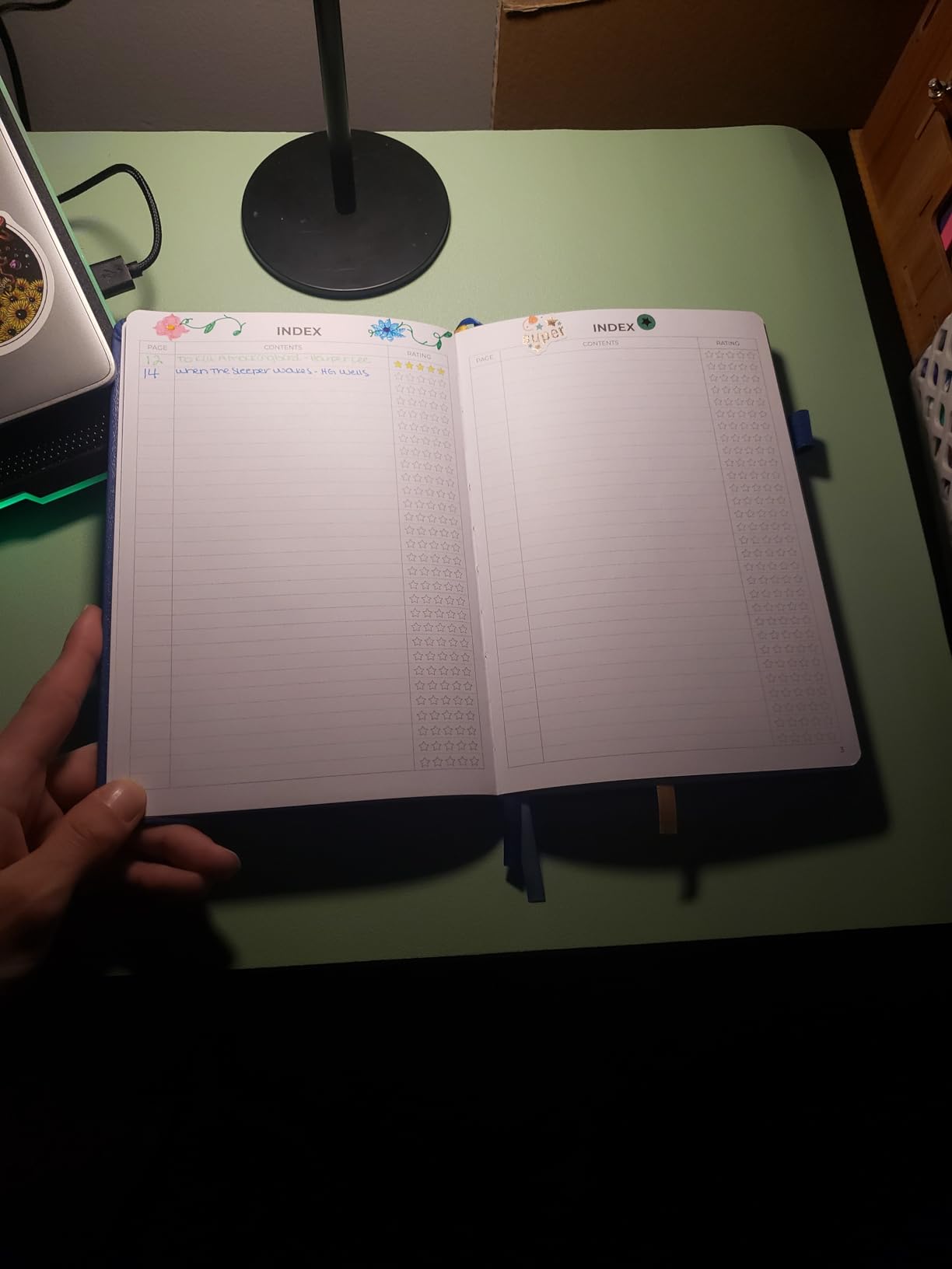 Clever Fox Reading Journal - Book Review Log - Gift Accessories for Reading Lover - Book Journal for Kids & Adults - A5, 5.8