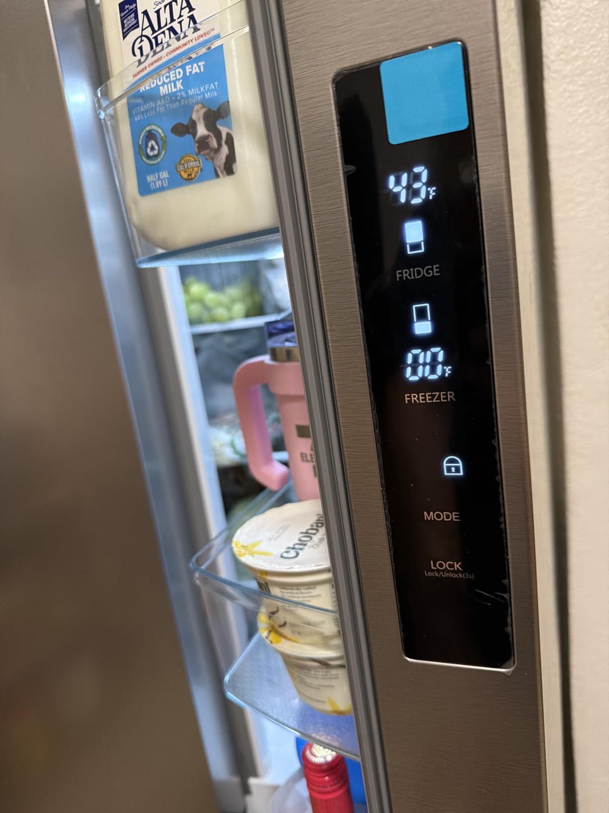 Avanti French Door Refrigerator with Bottom Freezer 30-Inch Wide, 17.5 Cu.Ft., Stainless Steel customer photo 2