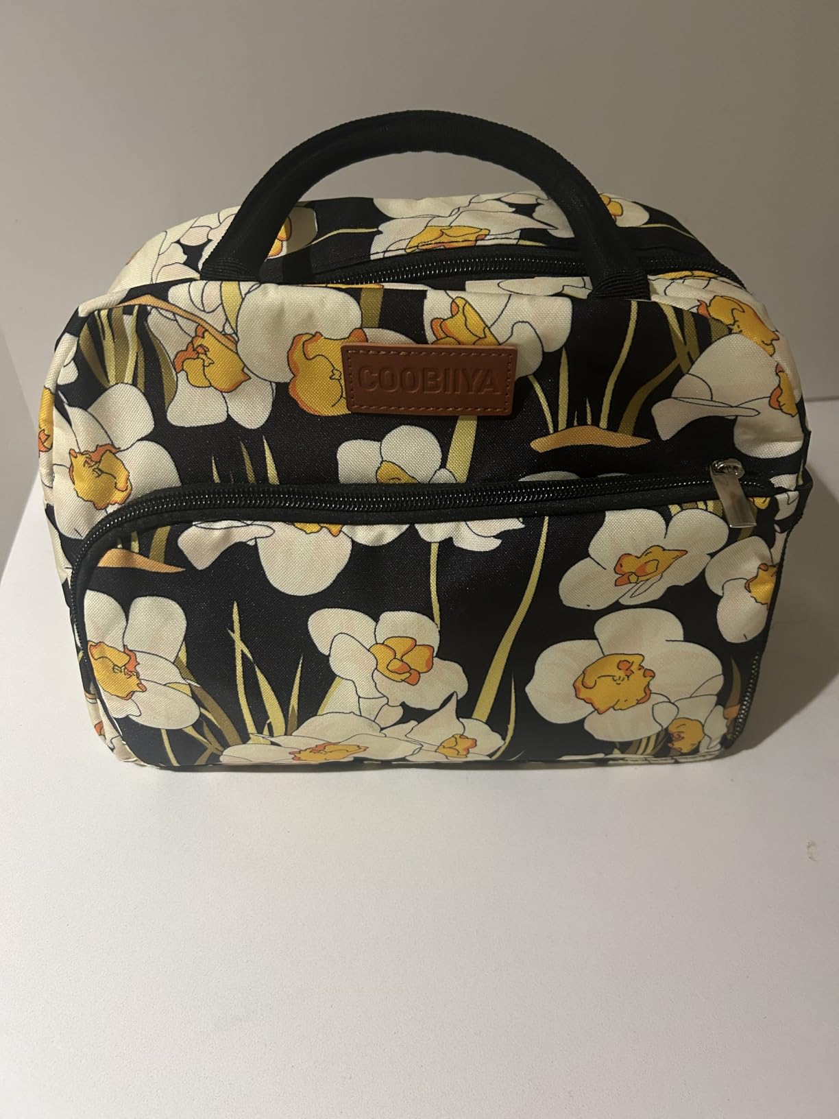 Coobiiya Lunch Box Lunch Bag for Women Men,Reusable Cute Lunch Pail bag,Leakproof,Insulated LunchBox Tote Compact 10L, Cooler Lunch Container for Work Travel Office (Black) customer photo 1