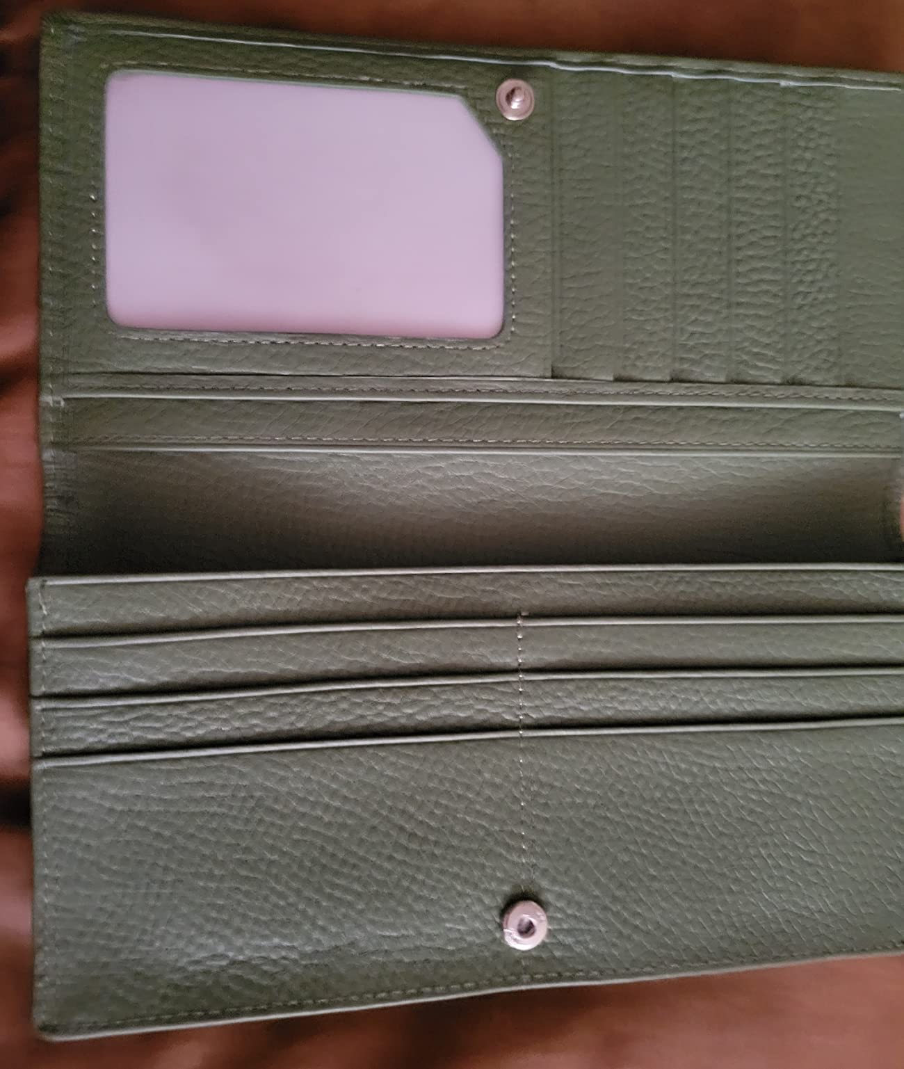 Wallets for Women RFID Blocking Ultra Slim Leather Credit Card Holder Clutch customer photo 1