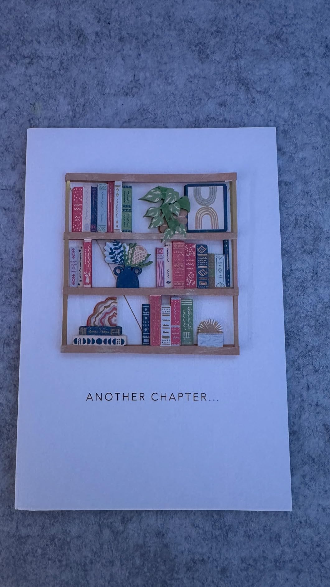 Hallmark Signature Birthday Card (Bookshelf) customer photo 2